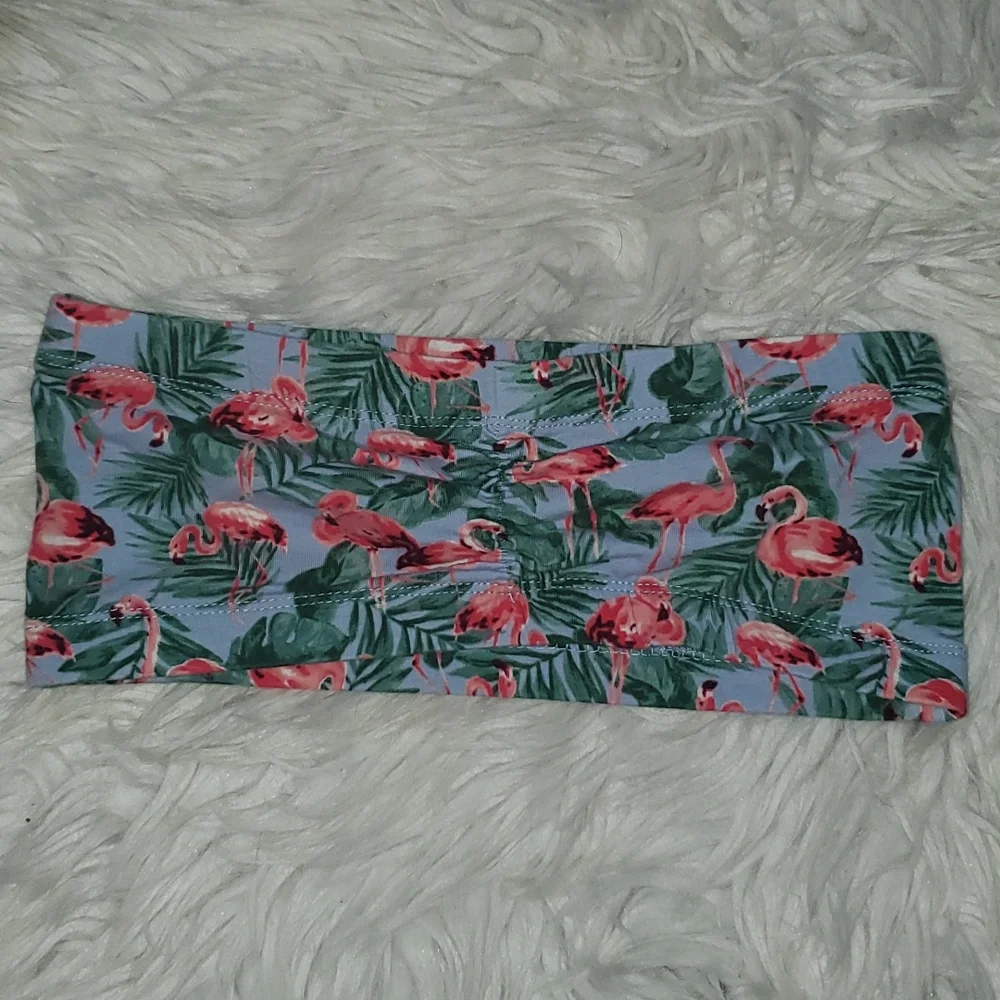 ~~Forever 21 Flamingo Bandeau Top – Tropical Print, Size M~~